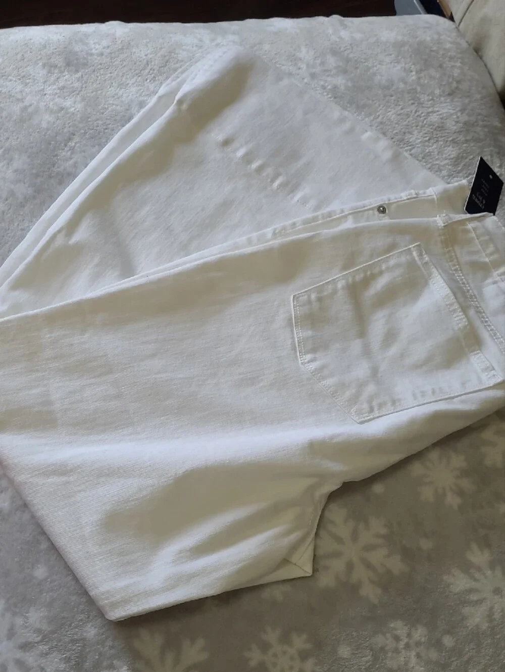 crown & ivy White Women's Pants